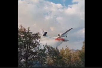 (VIDEO) Bukti požar na Ponikvici, nikšićki vatrogasci tražili angažovanje aviona: Aktivini požari i u Kolašinu, Baru i Andrijevici