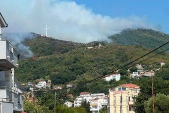 Herceg Novi: Požar iznad Đenovića pod kontrolom, vatrogasci danonoćno na terenu