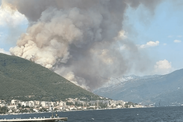 Požari u Crnoj Gori aktivni, ali pod kontrolom; Bešović: Oprez ostaje na najvišem nivou