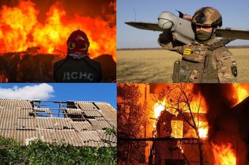 Iz časa u čas: Rusi napali Kijev, izbilo više požara; Ruske snage uništile skoro pola sela u Zaporoškoj oblasti navođenim bombama