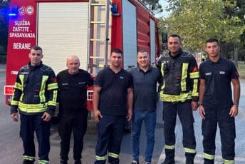 Bečić: Beranski vatrogasci evakuisali ženu i dijete iz ugroženog područja kod Virpazara