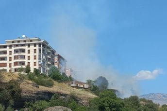Ulcinj: Požar na Briskoj gori ponovo se aktivirao, očekuje se pomoć iz vazduha
