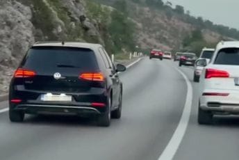 Kažnjen Nikšićanin: Preticao preko pune linije u mjestu Drenoštica