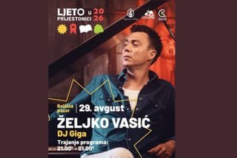 Cetinje: Večeras koncert Željka Vasića na Balšića pazaru Cetinje: Večeras koncert Željka Vasića na Balšića pazaru