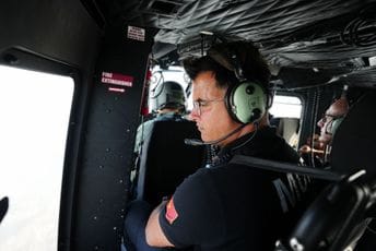 Šaranović i Bešović u izviđanju požarišta iz vazduha: Stanje stabilno, sistem zaštite i spašavanja u punoj pripravnosti