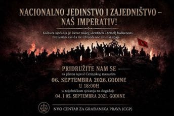 Peta godišnjica Belvedera: U nedjelju skup na Cetinju (VIDEO)