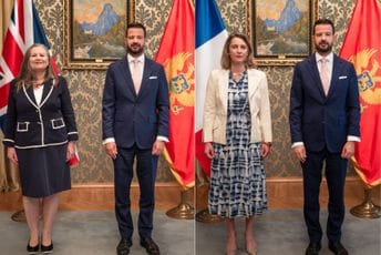 Milatović primio akreditivna pisma novoimenovanih ambasadorki Ujedinjenog i Republike Francuske