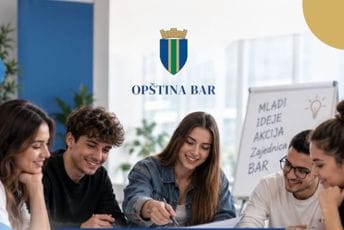 Opština Bar: Raspisan Javni poziv NVO za učešće u izradi Nacrta Lokalnog akcionog plana za mlade