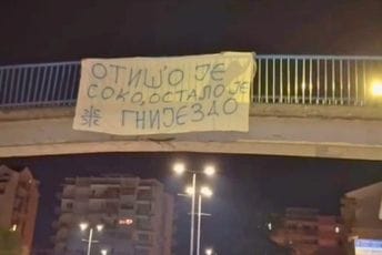 Grupa građana i NVO podnijela krivičnu prijavu zbog transparenta u Tivtu