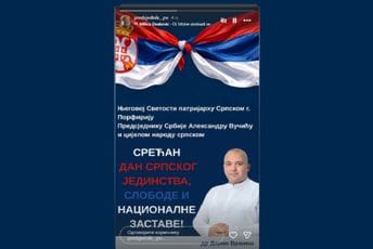 Vraneš čestitao Dan srpskog jedinstva, na Instagramu istakao trobojku Vraneš čestitao Dan srpskog jedinstva, na Instagramu istakao trobojku