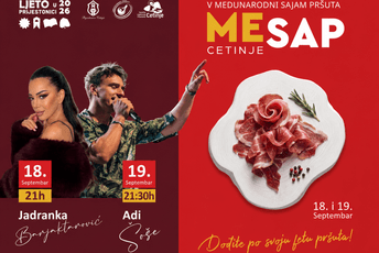 Peti Međunarodni sajam pršute na Cetinju 18. i 19. septembra