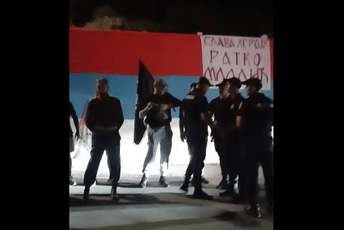 (VIDEO) U Podgorici spriječeno okupljanje posvećeno Ratko Mladiću