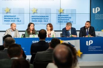 UPCG predstavlila Izvještaj o spremnosti privrede za ulazak u EU; Radulović: Privrednik uspjeh integracija ne mjeri brojem zatvorenih poglavlja UPCG predstavlila Izvještaj o spremnosti privrede za ulazak u EU; Radulović: Privrednik uspjeh integracija ne mjeri brojem zatvorenih poglavlja