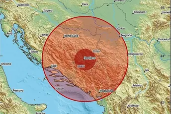 Treslo se tlo u BIH: Zemljotres u blizini Sarajeva Treslo se tlo u BIH: Zemljotres u blizini Sarajeva