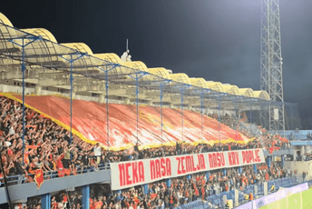 (VIDEO) 'Vrela' atmosfera pod Goricom: Pogledajte intoniranje crnogorske himne