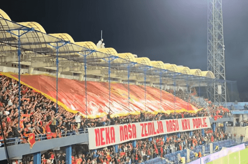 (VIDEO) 'Vrela' atmosfera pod Goricom: Pogledajte intoniranje crnogorske himne