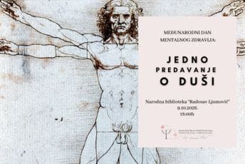 Povodom Međunarodnog dana mentalnog zdravlja: “Jedno predavanje o duši” Al-Ammara Kašića u petak u Podgorici Povodom Međunarodnog dana mentalnog zdravlja: “Jedno predavanje o duši” Al-Ammara Kašića u petak u Podgorici