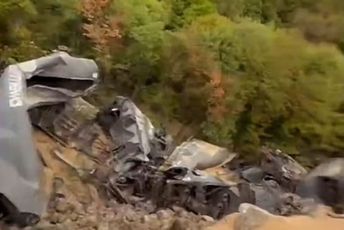 (VIDEO) Rijeka: Otkazale kočnice teretnom vozu, 11 vagona završilo u provaliji