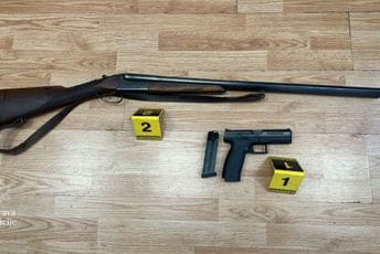 Policijske racije na sjeveru države: Pronađeni pištolji, puška, municija i marihuana, slijede prijave