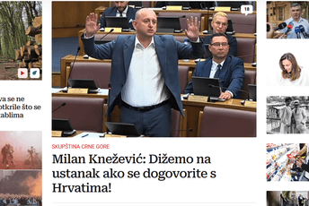 Hrvatski mediji o Kneževiću: Proruski poslanik blizak Vučiću poziva na ustanak