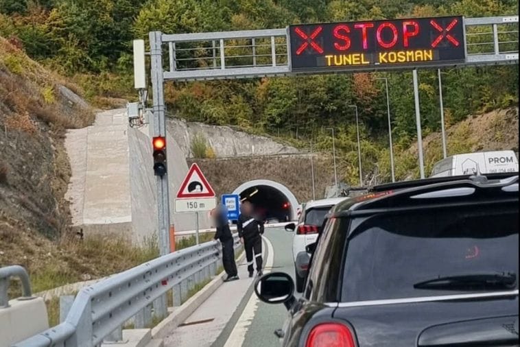 Dvije osobe povrijeđene u udesu u tunelu na auto-putu  Princeza Ksenija: Ponovo uspostavljeno saobraćanje iz pravca Podgorice