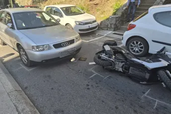 Herceg Novi: Povrijeđen motociklista, transportovan u Bolnicu u Meljinama