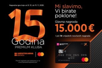 Nagradni fond od 50 hiljada eura za 15 godina Premium Kluba