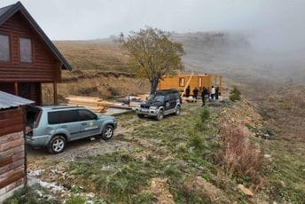 Štedim pod inspekcijom: Uklonjena tri nelegalna objekta u pograničnom području