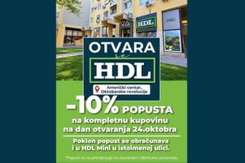 HDL otvara drugi market u ulici Oktobarske revolucije - zgrada Američkog centra- sjutra, 24. oktobra u 7:30h