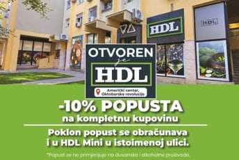 HDL otvorio drugi market u ulici Oktobarske revolucije - zgrada Američkog centra- danas, 24. oktobra u 7:30h