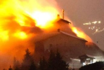Spaljeno Hitlerovo „Orlovo gnijezdo“