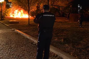 Beograd: Srušeni svi šatori u Pionirskom parku, jedan u potpunosti izgorio