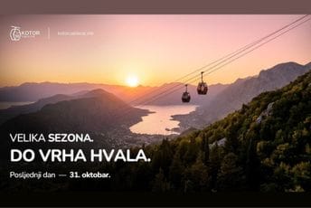 Kotor Cable Car završava sezonu poklonom posjetiocima: 31. oktobra vožnja gondolom i sve atrakcije besplatne