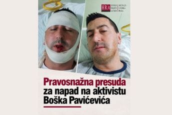 HRA: Pravosnažno osuđeni napadači na aktivistu Boška Pavićevića