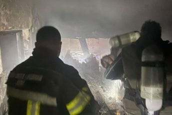 Cetinje: Ugašen požar u hangaru nekadašnjeg preduzeća 'Bojana'